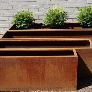 Corten Steel Planter Boxes - Standard Sizes