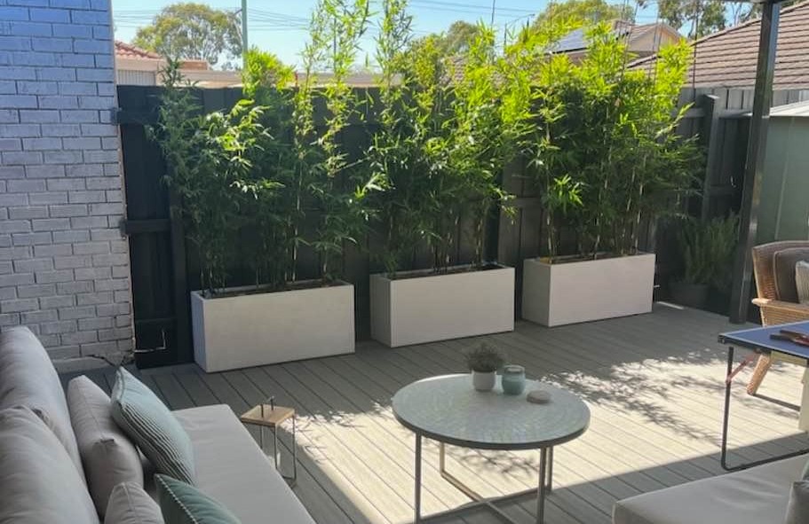 fibreglass planter boxes showcase